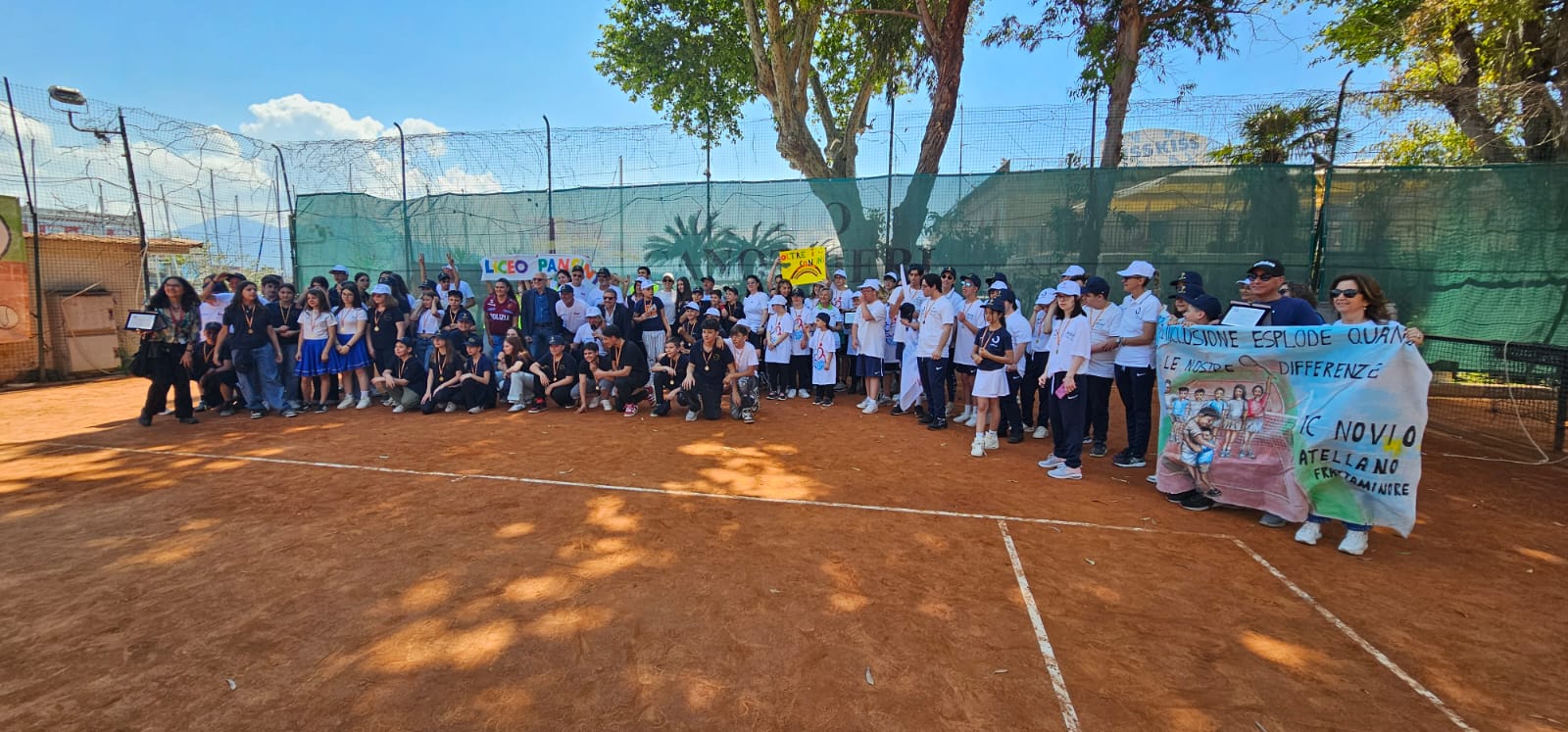 Il team Open Mind Scuola Tennis
