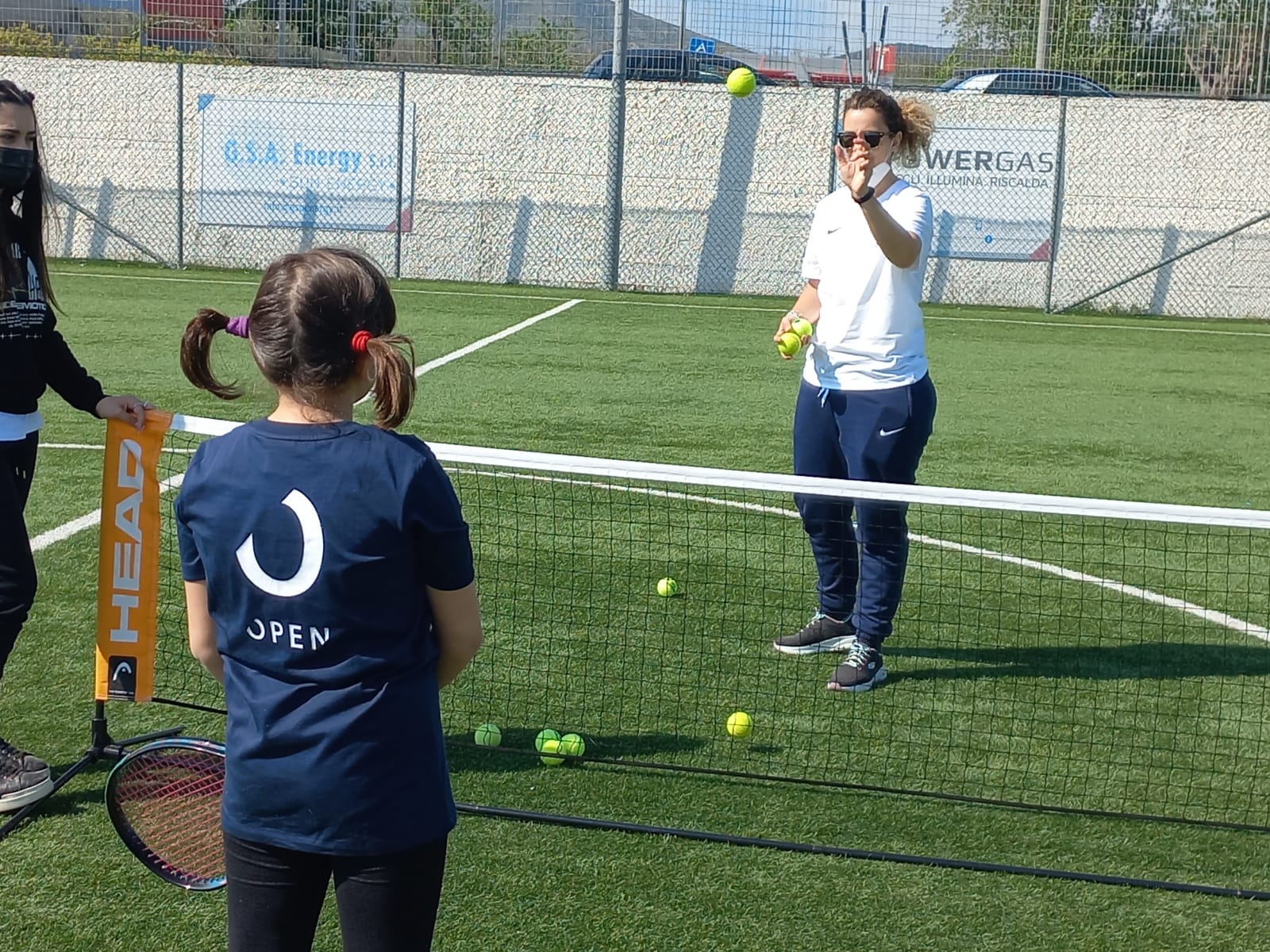 Allenamento tennis inclusivo