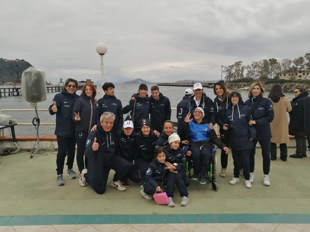 Il team della scuola tennis di Caserta